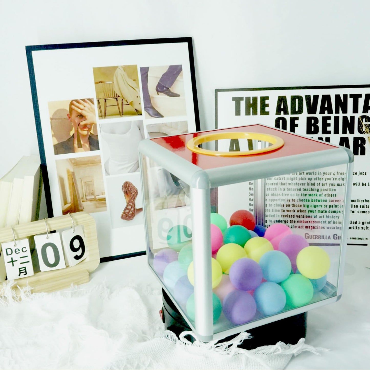 SHUMEI Acrylic Suggestion Box with Voting Slot - Multi-Purpose for Voting, Raffling, Donation, Prayer and Tip Ideal for Elections, Donations, Church, Restaurant and Office