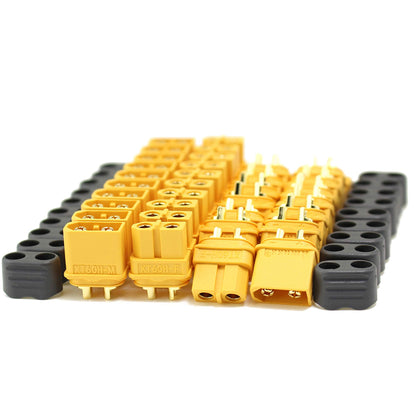 Amass 20 Pair XT60H Bullet Connector Plug Upgrated of XT60 Sheath Female & Male Gold Plated for RC Parts … … …