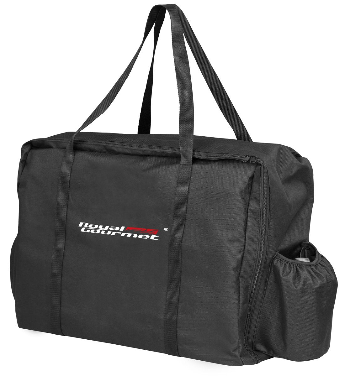 Royal Gourmet CB2101 Portable Grill Carry Bag, 600D Polyester Oxford Fabric Outdoor Tabletop Grill Griddle Carry Bag for Camping and Picnic, 20.28" L x 8.46" W x 18.11" H, Black