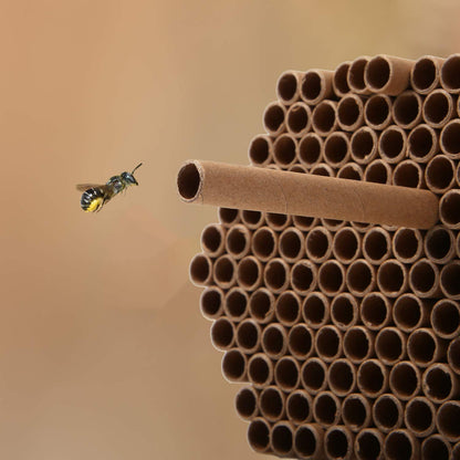 120 Pieces Mason Bee Tubes 6 Inches Outdoor Bee Cardboard Tubes Beekeeper Replacement Nesting Refill Tubes and Paper Inserts for Mason Bee Houses