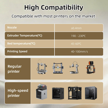 3DHoJor Silk PLA Filament 1.75mm, PLA Filament 1.75mm Silk Shiny 3D Printer Filament, 1kg Cardboard Spool (2.2lbs), Dimensional Accuracy +/- 0.03 mm, Fit Most FDM Printer(Metal Silver)