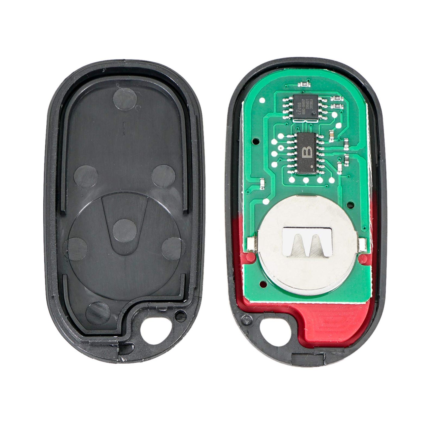 Anxingo Keyless Entry Remote Control Car Key Fob Replacement for Honda Civic EX LX DX 2001-2005, Pilot 2003-2007 NHVWB1U521 NHVWB1U523 (2 Pack)