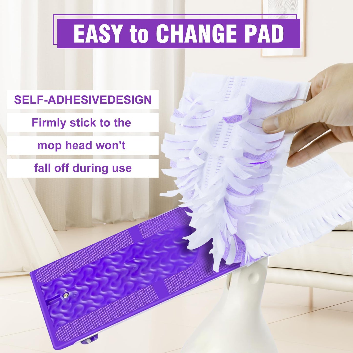 25 Pack Disposable Power Mop Refills for Swiffer Power Mop,Spray Wet Pads Refill for Swiffer,Disposable Swifter Mopping Pads Refills for Multi-Surface Floor Cleaning
