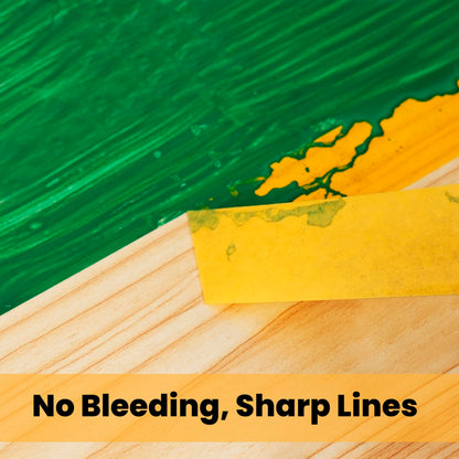 TAPEBEAR Delicate Surface Advanced Masking Tape 0.94" x 55m, Orange Washi Tape Indoor Painters Tape Decorating with No Paint Bleed, Sharp Lines, Surface Damage-Free, Low Tack, 6Rolls