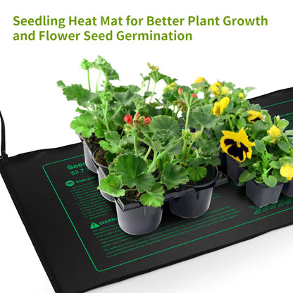 Seedling Heat Mat, NAMO-TEK Durable Waterproof Seed Germination Heating Mat, Warm Hydroponic Heating Pad