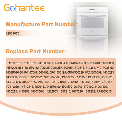 gohantee Burner Terminal Receptacle Block Kit Pack of 4 Replace # 12001676 Compatible with Kenmore Sears & Maytag