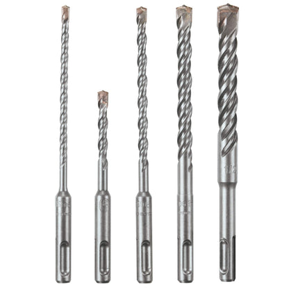 BOSCH HCK005 5 Piece Carbide-Tipped SDS-Plus Rotary Hammer Drill Bit Set