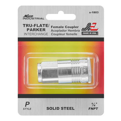 1/4 Female Coupler P-Style
