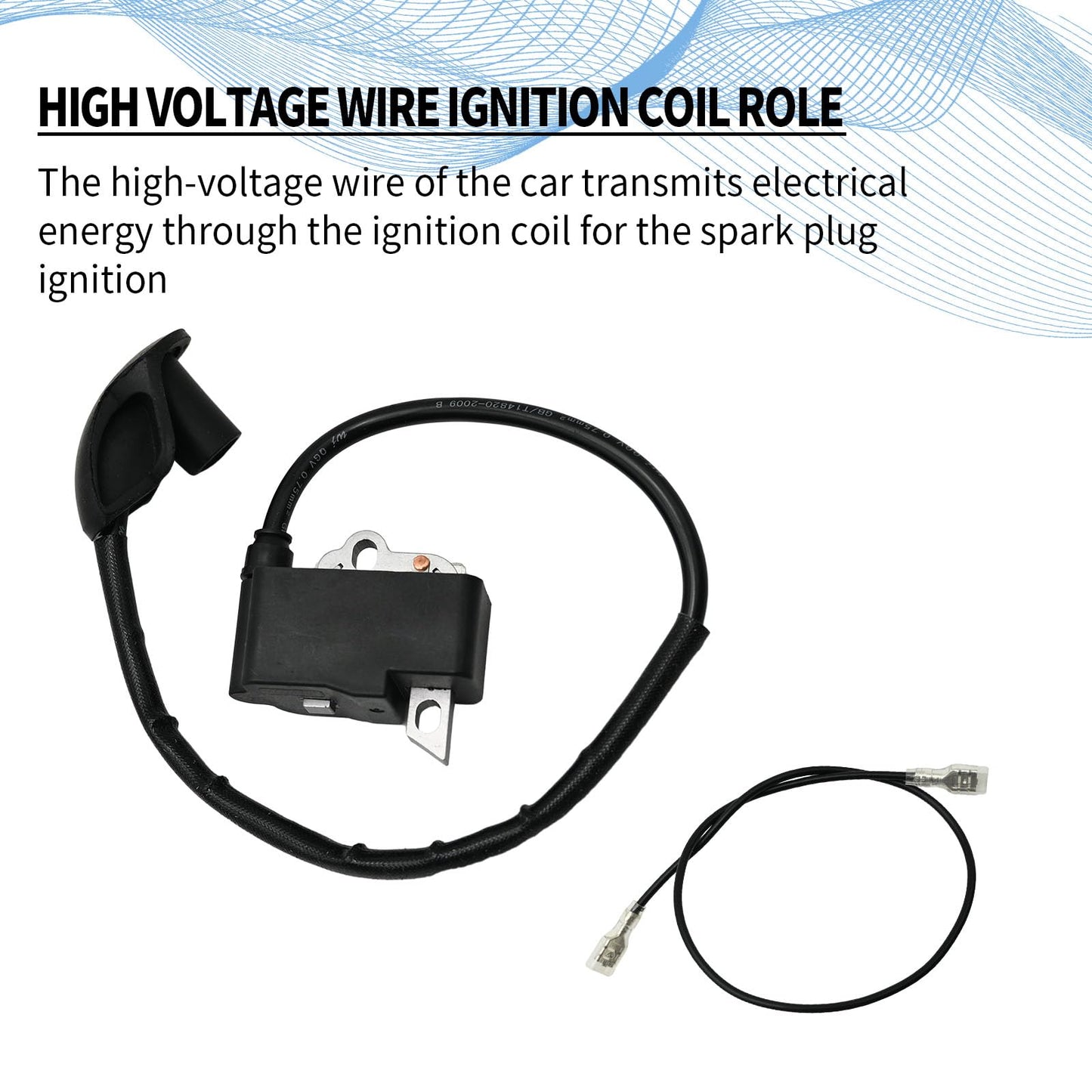 Anxingo 4134 400 1306 4134 400 1301 Ignition Coil Replacement for Stihl FS120 FS120R FS200 FS200R FS250 FS250R FS300 FS350 BT120C BT121 Trimmer Brushcutter