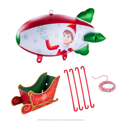 The Elf on The Shelf Polar Props Peppermint Blimp Ride – 20th Anniversary Scout Elf Accessory (Scout Elf Not Included)