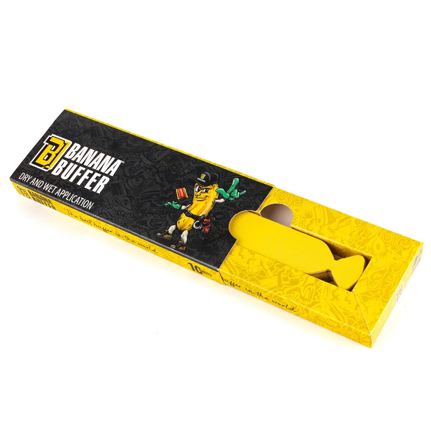 The Wrap Institute - Banana Buffer - for Wet or Dry Vinyl/PPF Applications - 10 Pack