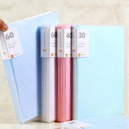 2Pcs Rediboom A4 Presentation Display Book Folder, 60 Pockets A4 Document File Holder Expanding File Organiser