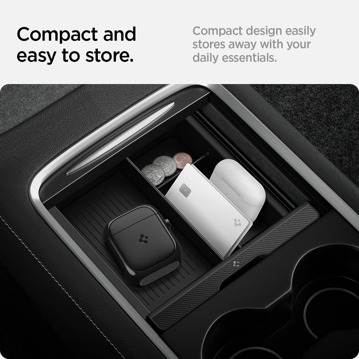 Spigen EZ Slide & Brush Car Screen Cleaner for Screens, Phones, Laptops, Tablets - No Solution Needed (Extra Microfiber Pad Included) [Black]