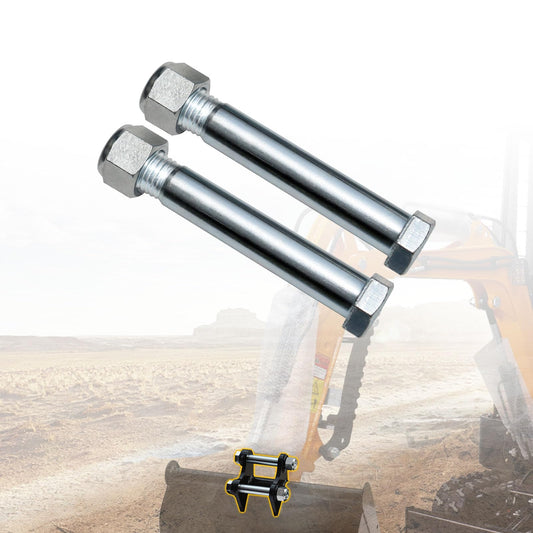 DANWIWEE 2Pcs Mini Excavator Pins 0.98in/25 mm Replaceable Small Digger Attachments Link Pin for Backhoe Accessories