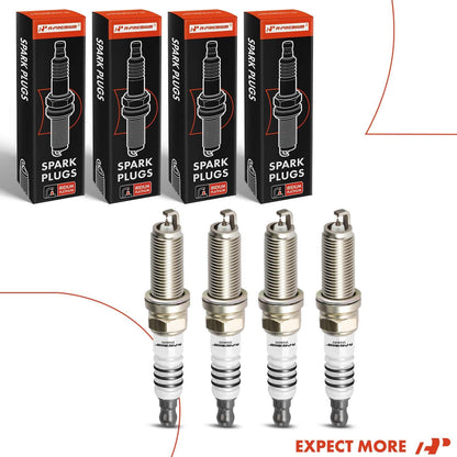 A-Premium 4469 4PCS Iridium Platinum Spark Plugs Compatible with Nissan Sentra, Altima & Infiniti G35 & Dodge Dart & Hyundai Sonata & Jeep Cherokee & Kia Forte & Toyota Venza, 1.8L-2.7L, 2000-2018