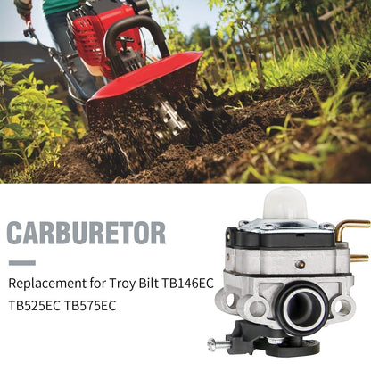 Anxingo 753-06220 753-06220A Carburetor for Troy Bilt TB146EC TB525EC TB575EC TB590EC String Trimmer MP429 BC509 Yard Machines Y4700EC Y4800EC