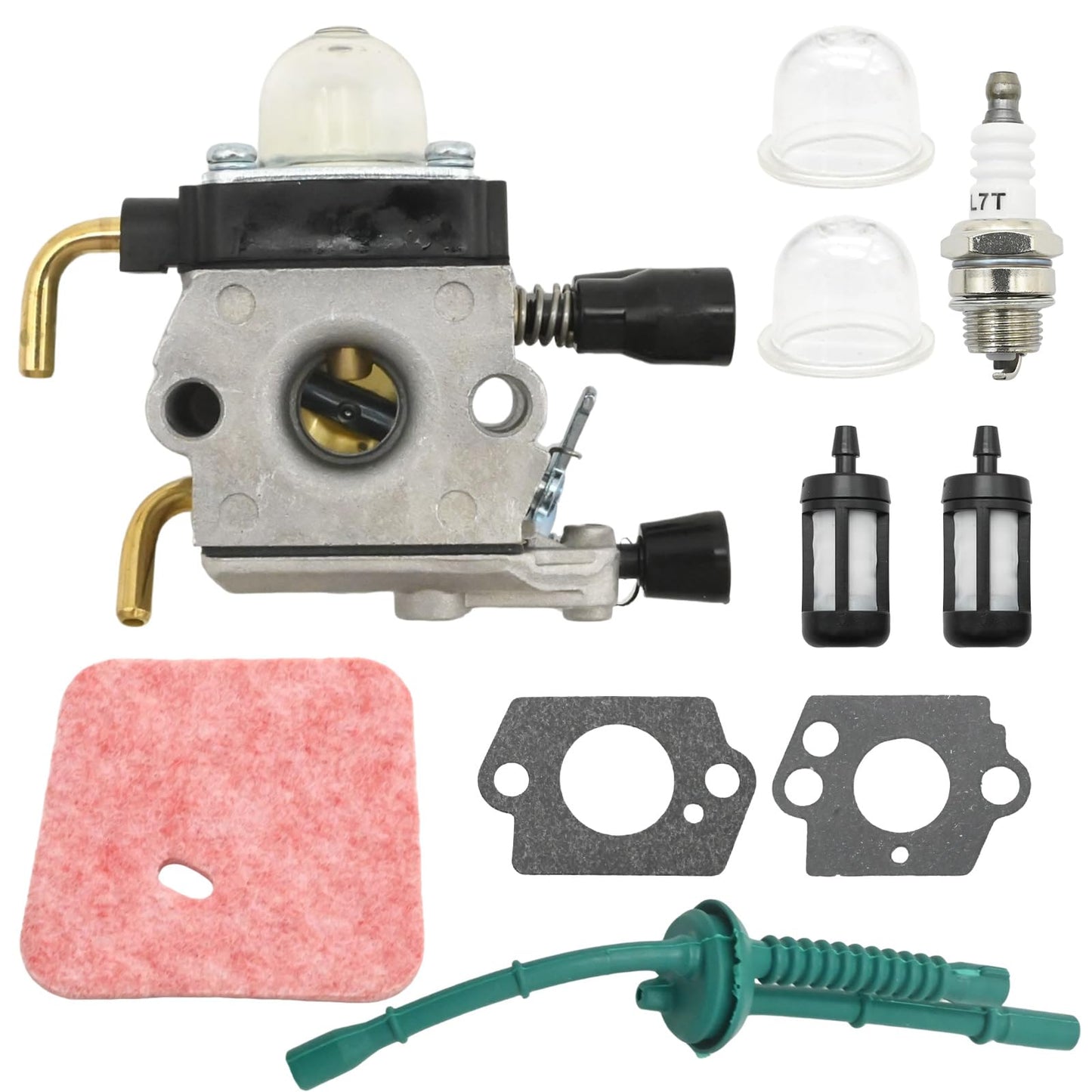 Anxingo FS45 Carburetor Replacement for Stihl FS38 FS46 FS55 KM55 HL45 FS45L FS45C FS46C FS55C FS55R FS55RC C1Q-S97 Carb Kit String Trimmer Weed Eater