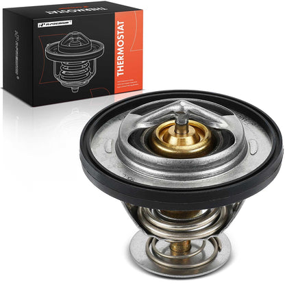 A-Premium Engine Coolant Thermostat with Seal Compatible with Ram 1500, 2500, 3500 & Jeep Grand Cherokee, Wrangler, Commander & Dodge Ram 1500 2500 3500, Charger, Durango, Challenger & Chrysler Aspen