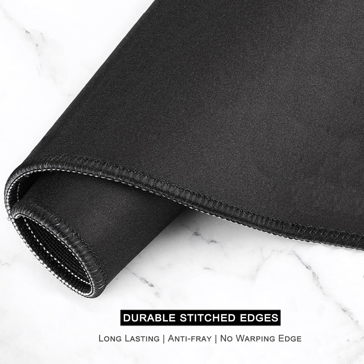 Auhoahsil Desk Mouse Pad, Large Gaming Mousepad, XXL Desk Pad, Extended Long Superior Micro-Weave Cloth Non-Slip Rubber Big Computer Mouse Mat for Gamer, Office & Home, 35" x 15", Abstract Monstera