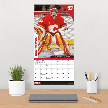2026 Calgary Flames (Bilingual French) Wall Calendar