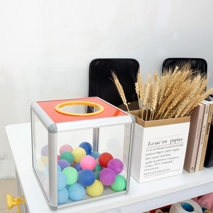 SHUMEI Acrylic Suggestion Box with Voting Slot - Multi-Purpose for Voting, Raffling, Donation, Prayer and Tip Ideal for Elections, Donations, Church, Restaurant and Office