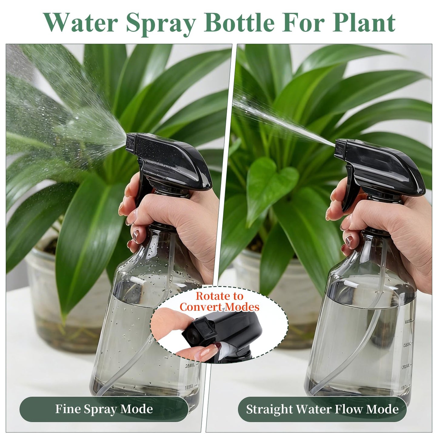 Boocalny 3Pcs Watering Can Indoor Plants Set,350ml Stainless Steel Long Spout Plant Watering Pot & 250ml Squeeze Bottle& 500ml Mist Spray Bottle,Mini Indoor Watering Can for House Garden Potted Flower