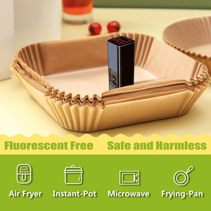 Air Fryer Liners for COSORI 6 QT, Airfryer Liners 10 Inch Large Air Fryer Parchment Paper Liners, Parchment Paper for Air Fryer Disposable, 150PCS