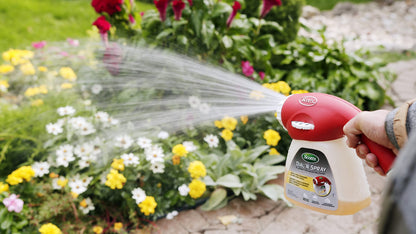 Scotts Dial N Spray Hose-End Sprayer with Accu-Set Dial: Precise Weed, Bug & Fungus Application, No Mix, No Measure, 25 ft Jet Spray, Ergonomic Trigger