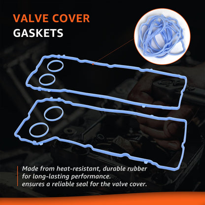 3.6L Valve Cover Intake Manifold Gasket Set Replacement for Jeep Dodge Chrysler 200 300 Wrangler Cherokee Challenger Charger Durango Journey Ram ProMaster 1500 2500 3.6 V6 2011-2022 5184596AE VS50805R