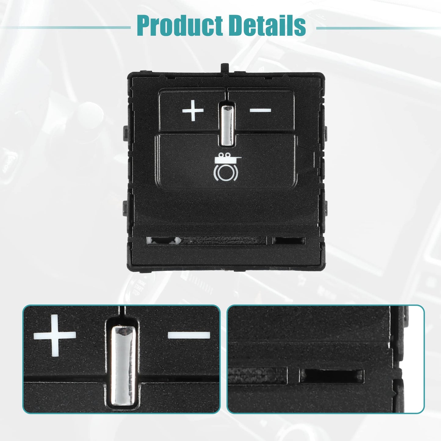 ACROPIX Car Trailer Brake Control Switch Car Accessories Fit for Chevrolet Colorado - Pack of 1 Black