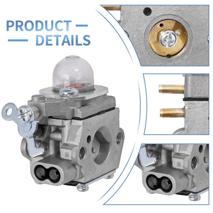 753-06190 Carburetor Replacement Fit for Troy Bilt TB22 TB21EC TB22EC TB32EC TB42EC TB80EC TB2040XP Trimmer Weed Eater Murray M2500 M2510 Brushcutter with Screwdriver Spark Plug Carburetor Kit