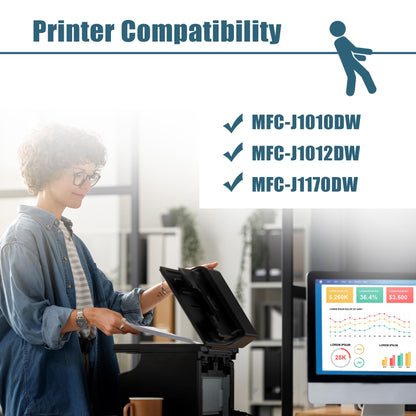 T215 215 Ink Cartridges Combo Pack Remanufactured Replacement for WF-100 WF-110 WF100 WF110 Printers (3 Black, 2 Tri-Color)