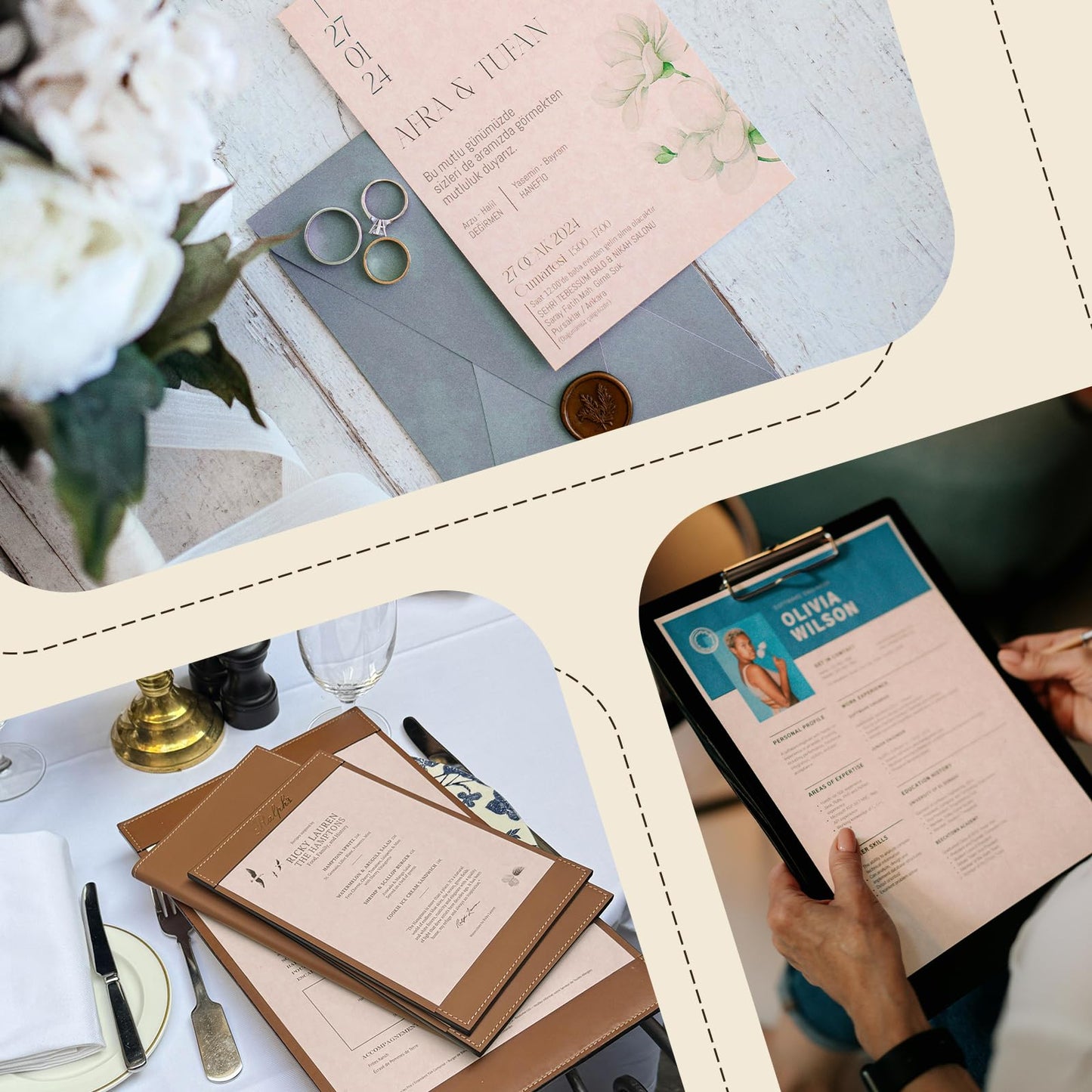100 Sheets Pink Parchment Paper, Goefun 65lb Cover (180 GSM) Light Pink Parchment Cardstock Paper 8.5 x 11, Certificate Cardstock for Valentines Day, Wedding Invitations, DIY Cards, Crafts