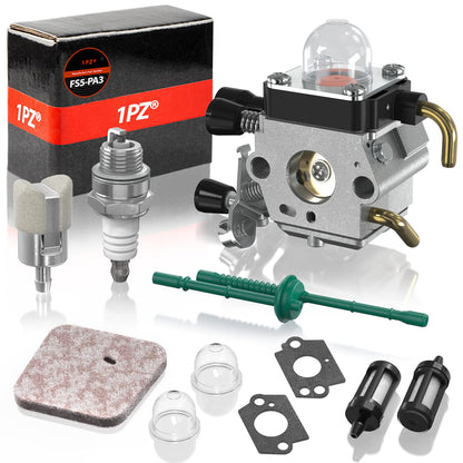 1PZ FS5-PA3 Carburetor Replacement for Stihl FS38 FS45 FS46 FS55 KM55 HL45 FS45L FS45C FS46C FS55C FS55R FS55RC FS85 FS80R FS85R FS85T FS85RX KM55 HL45 String Trimmer Weed Eater