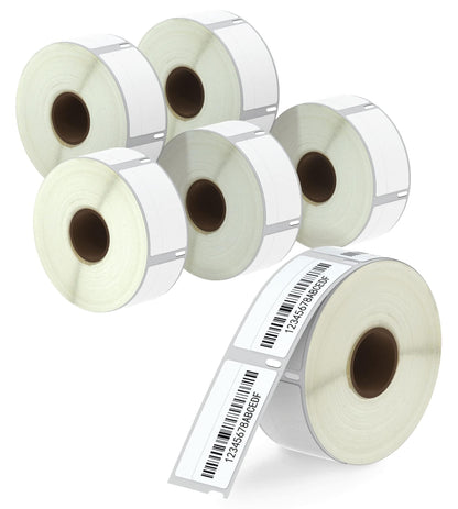 BETCKEY - Compatible DYMO 30330 (3/4" x 2") Multipurpose Labels - Compatible with DYMO Labelwriter 450, 4XL, NOT FIT 550 & 5XL [6 Rolls/3000 Labels]