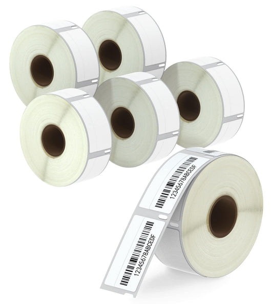 BETCKEY - Compatible DYMO 30330 (3/4" x 2") Multipurpose Labels - Compatible with DYMO Labelwriter 450, 4XL, NOT FIT 550 & 5XL [6 Rolls/3000 Labels]