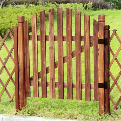 Sange Sopffy Heavy Duty Gate Hinges Black Iron hinge3.5 Inch for Outdoor Barn, Shed, Deck, Wood Door, and Fences (Screws Included) (4)