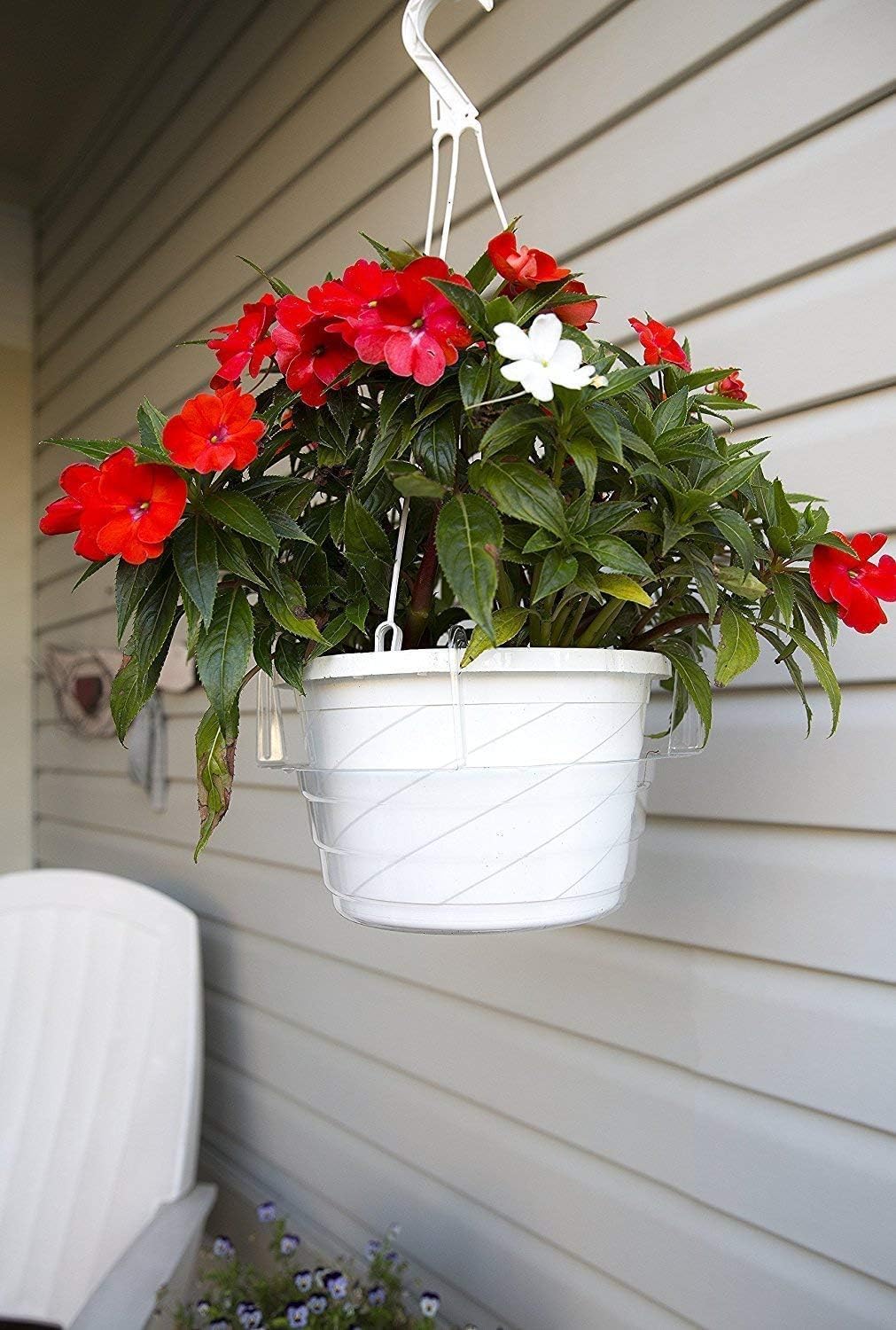 15-Pack Clear Hanging Plant Drip Trays, 8" Durable Plastic Saucers with Airflow Design for 6-8" Pots, Leak-Proof Indoor/Outdoor Hanging Basket Drip Pans for Floor Protection (15, 8 inch)