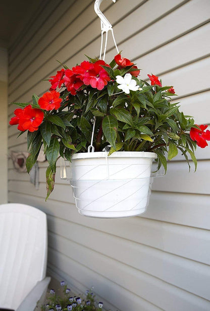 15-Pack Clear Hanging Plant Drip Trays, 8" Durable Plastic Saucers with Airflow Design for 6-8" Pots, Leak-Proof Indoor/Outdoor Hanging Basket Drip Pans for Floor Protection (15, 8 inch)