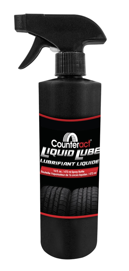 Counteract Liquid Lube - High Performance Tire Mounting Lube for All Tire Types - Spray on Application - Dries Fast, Leaves No Residue - 16oz
