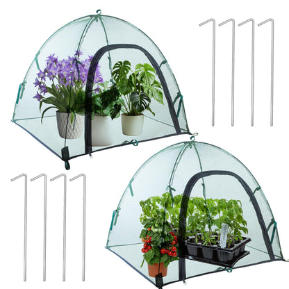 2pack Pest Guard Cover,22.8x22.8x22.8 Inches Garden Mesh Plant Cover Insect Bird Barrier Netting Mesh Outdoor Mesh Plant Enclosure Plant Tent Cover Pest Protection Guard for Fruit Vegetables