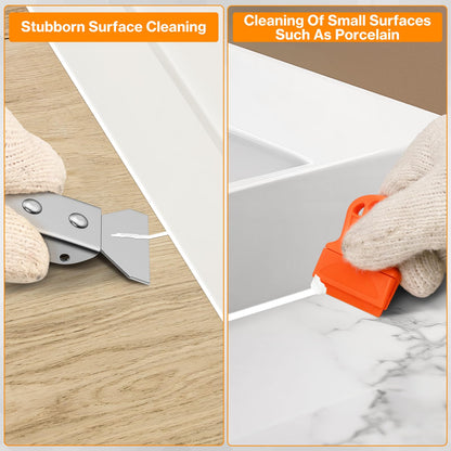 Caulking Tool kit, Preciva 11 in 1 Sealant Finishing Tool, Stainless Steel, Sealants Removal Grout Scraper and Smoothing Tool kit for Kitchen Bathroom Window Sink Tile Joint