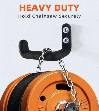 Chainsaw Hanger, 6 Pack Chainsaw Wall Mount Hook, Heavy Duty Chainsaw Holder, Racks for Garage Organization Garage Storage Shed Organizer Mounted Chainsaw Storagw Hamgers