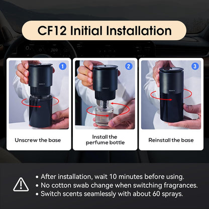 Ceeniu Car Air Fresheners - F26/CF12/F39 Car Perfume Refill 45ml - Pure Cologne Scent - Natural Plant Extracts - Long Lasting - 0% Alcohol 0 Additives