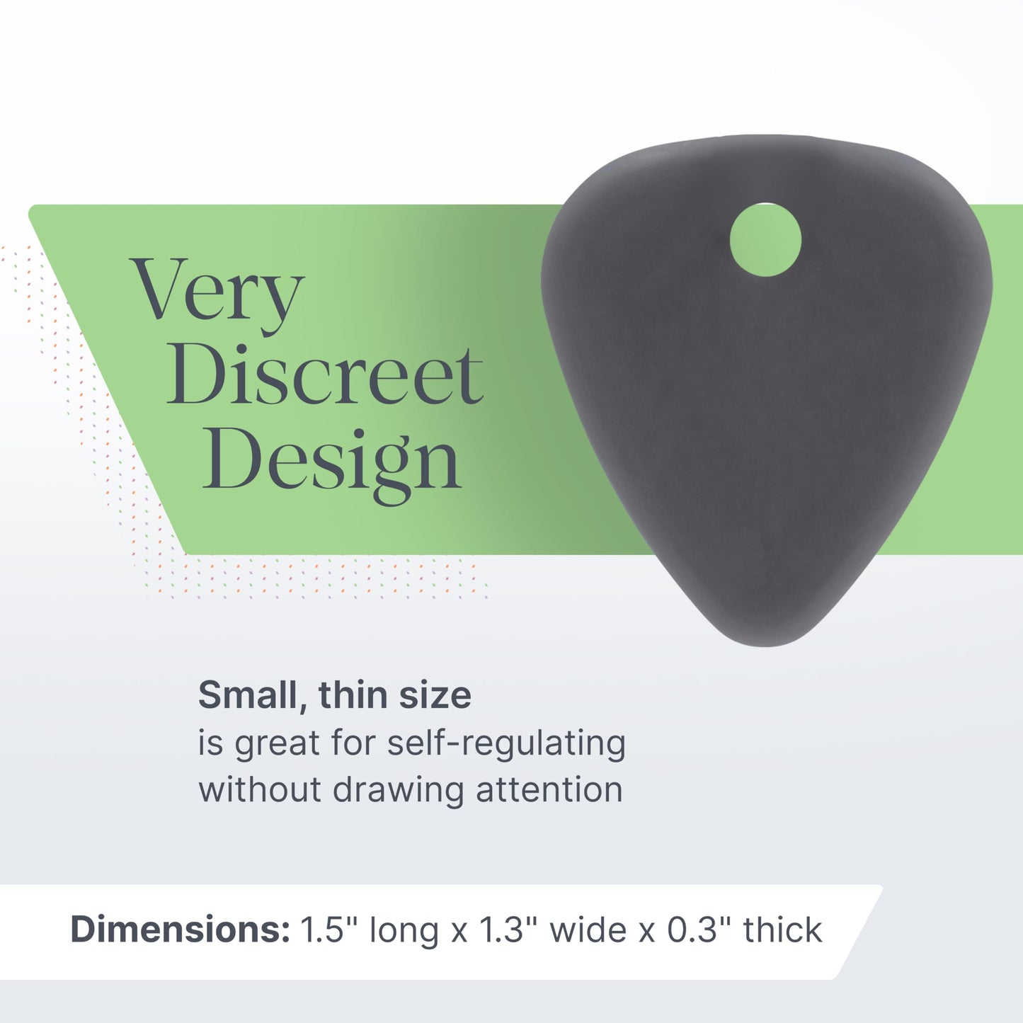 ARK Guitar Pick Small Thin Chew Necklace, Chew Necklaces for Sensory Kids and Adults, Oral Fidget for Autism, ADHD, SPD, Anxiety, Medical-Grade Sensory Chew Necklace, XT, Firm, Black