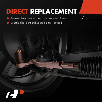 A-Premium 2 x Front Outer Tie Rod Ends, Compatible with Mazda 3 2004-2013, 3 Sport 2009-2013, 5 2006-2010 & 2012-2017