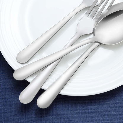 36-Piece Dinner Forks Set, Funnydin 7.1 Inches Stainless Steel Forks Silverware, Durable Table Forks Set, Use for Home, Hotel and Restaurant - Mirror Polished, Dishwasher Safe