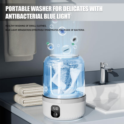 Underwear washing Machine, Portable Mini WashingMachine Rechargeable Underwear Washer Deep Cleans Small Clothes for Apartment, Dorm, Rv, Travel & Hotel Use