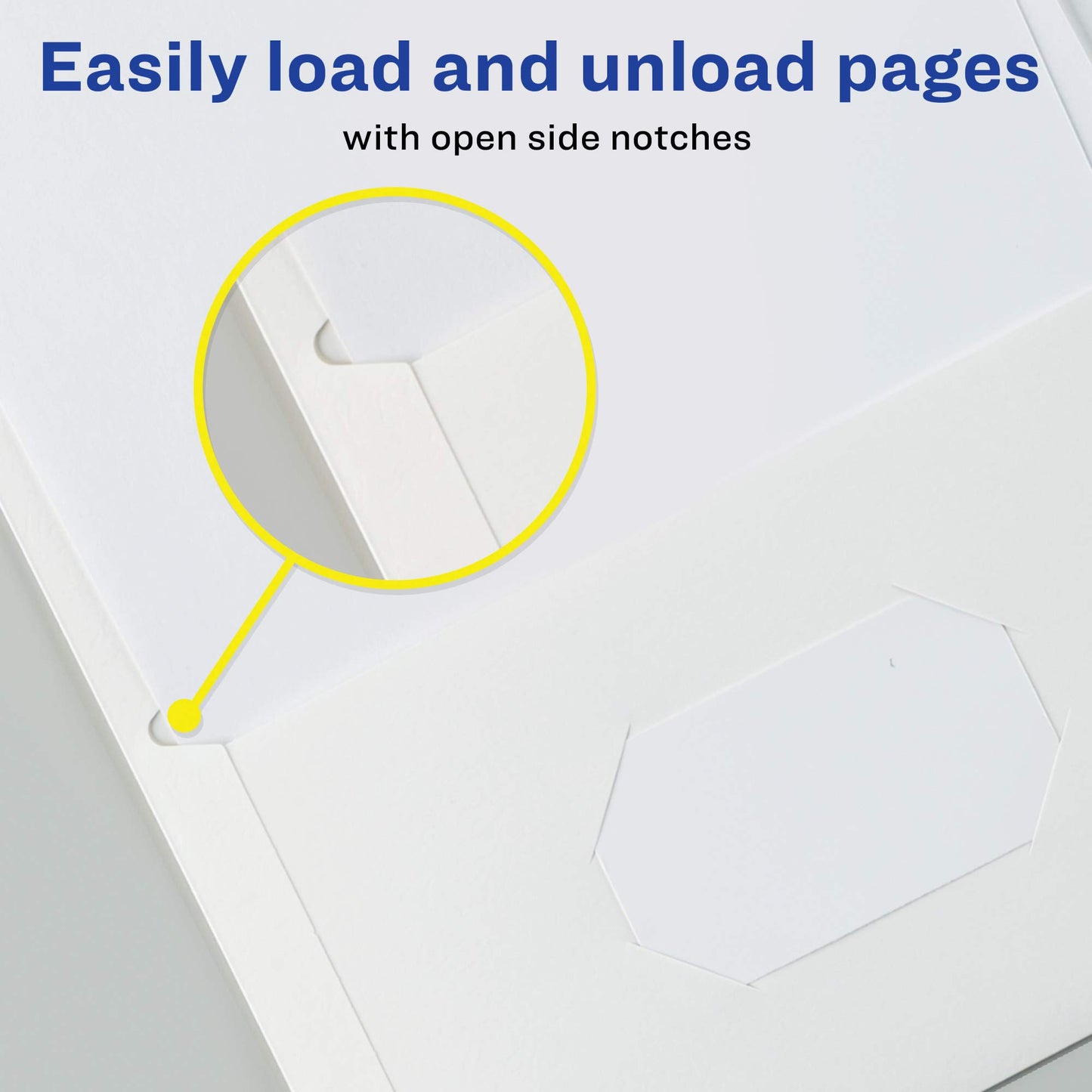Two Pocket Folders, White, Paper, 8-1/2" x 11"
