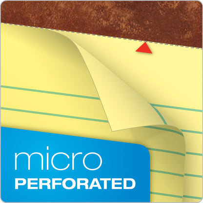 Tops Notebooks, The Legal Pad, Jr. Legal Ruled, 5 x 8 Inch, Canary, 50 Sheets per Pad, 12-Pack, Perforated Pages, for Office, Legal or On-The-Go Notes